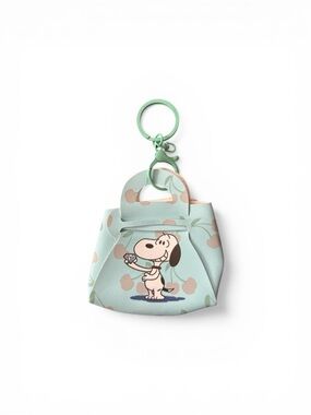 Snoopy Mint Green Keychain Bag Charm